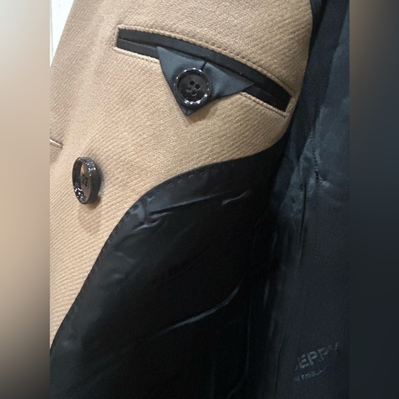 Burberry Women's Tailored Leather Trim Coat- Excellent condition size 6 - Picture 11 of 16